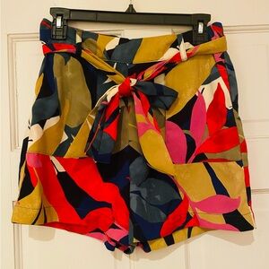 A New Day Colorful Women's Tie-Waist Shorts